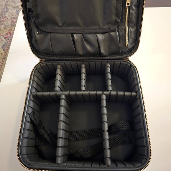 Travel Make Up Organization/Storage Bag -Adjustable Dividers -New - Picture 4 of 11